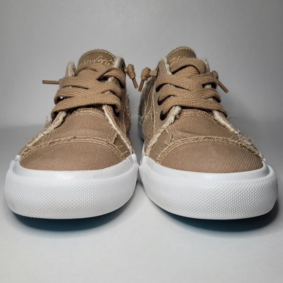 Blowfish Malibu Maxine Sneakers Tan Faux Sherpa Lined Womens 7.5 Minimalist Cozy - Picture 6 of 16
